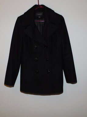 Women's LONDON FOG black peacoat - Medium - NYC style